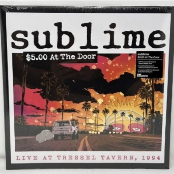 Sublime $5 At The Door 2-LP ~ Exclusive Color Vinyl ~ Numb/Ltd 2,000 ~Brand New! - Picture 2 of 2
